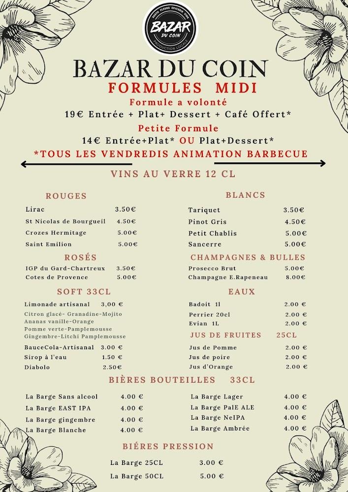 Bazar du coin - Menu Image 2